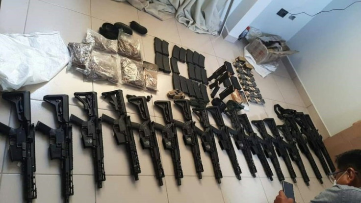 Bolivia - drug hunt - weapons