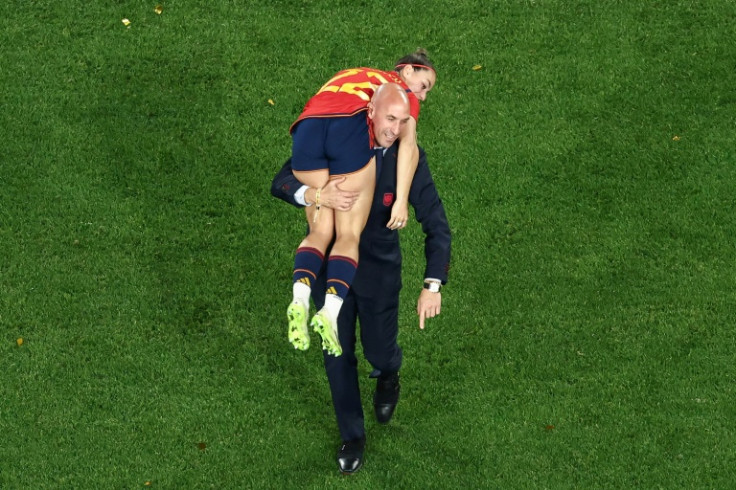 Spanish football president Luis Rubiales 