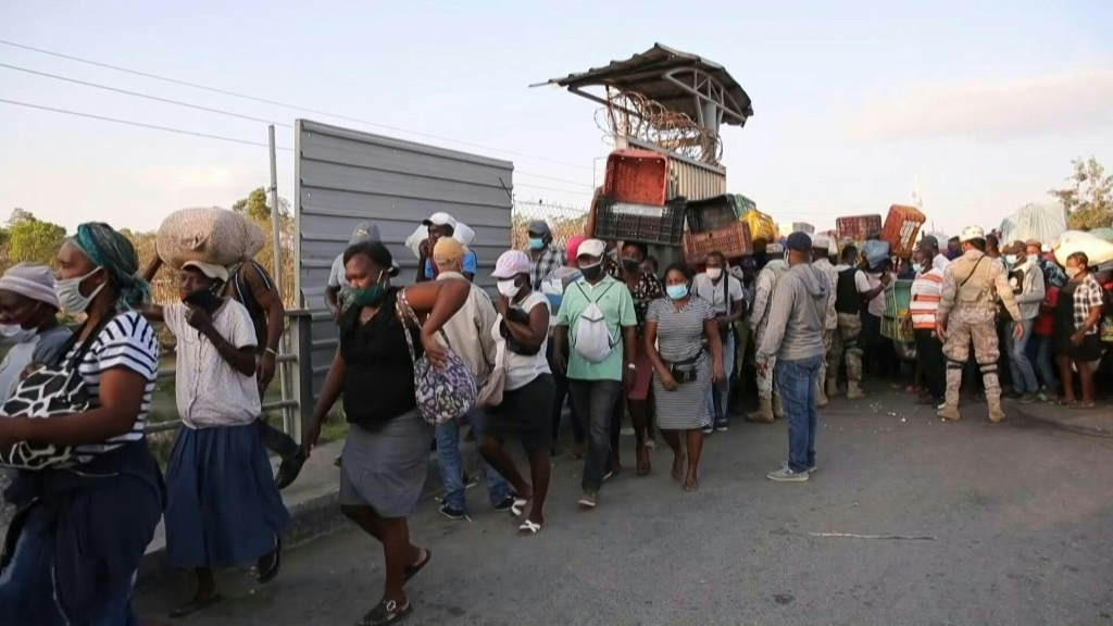 Canal Dispute Dominican Republic Partially Reopens Border With Haiti