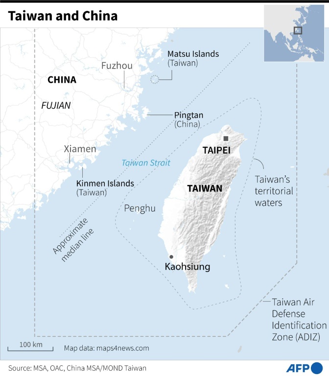 Taiwan Detects 103 Chinese Warplanes Around Island