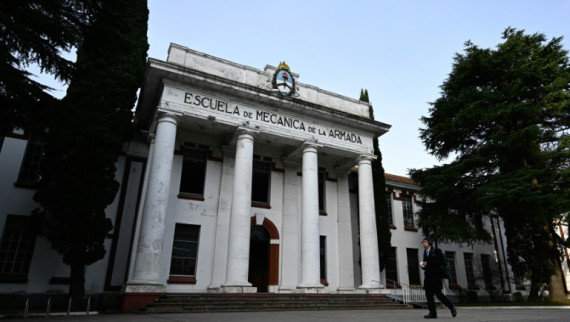 The ESMA center in Buenos Aires
