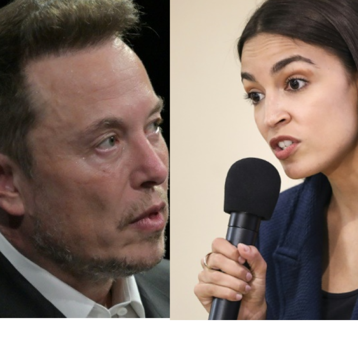 Elon Musk and Alexandria Ocasio-Cortez.