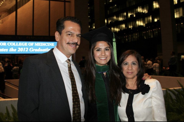 Med school graduation with my parents