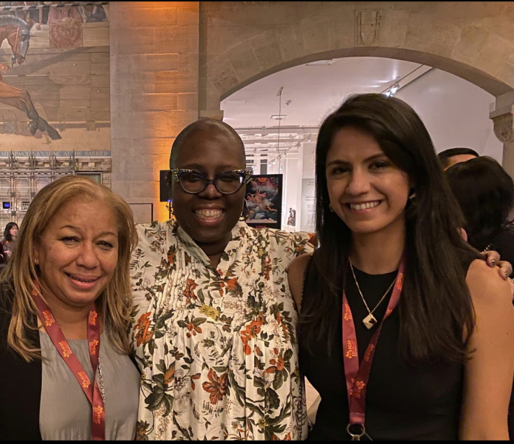 Mentors with Latina medical student