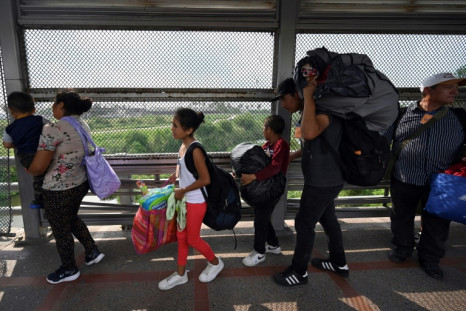 Migrants Crossing US Border