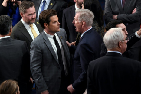 Kevin McCarthy And Fellow Republican Matt Gaetz 