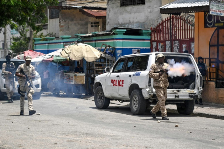 Haitian police fire tear gas at demonstrators in Port-au-Prince
