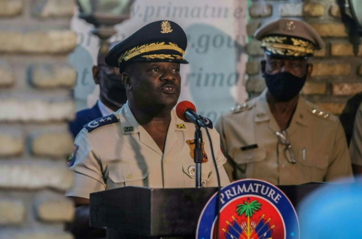 Chief of the Haitian National Police (PNH) Frantz Elbe