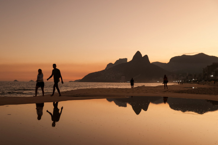 The Ipanema beach in Rio de Janeiro