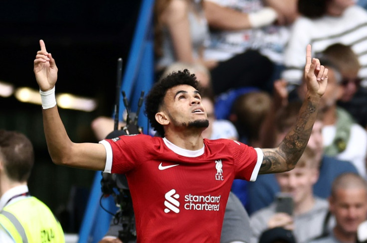 Liverpool winger Luis Diaz