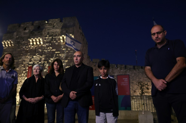 An inter-faith vigil was held at Jerusalem's Jaffa Gate.