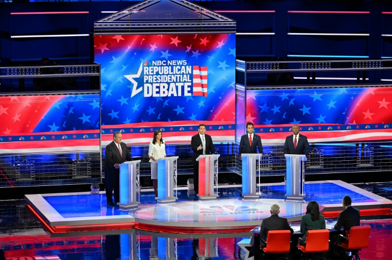 Four 2024 Republican Candidates Face Off In A New Debate What Have   Debate 