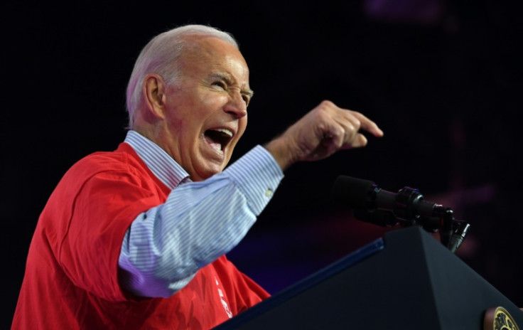 US President Joe Biden spoke to auto worker union members