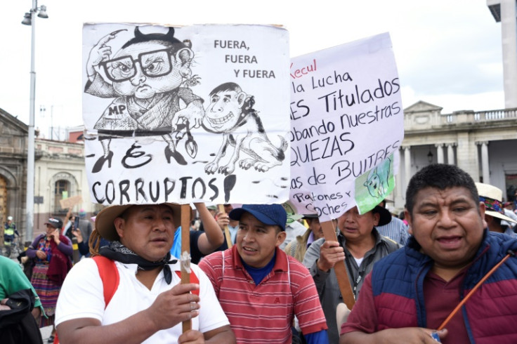 Protesters are demanding the firing of Guatemala's judiciary leaders 