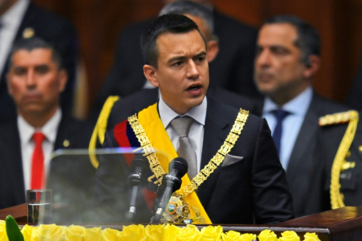 Daniel Noboa, Ecuador's president