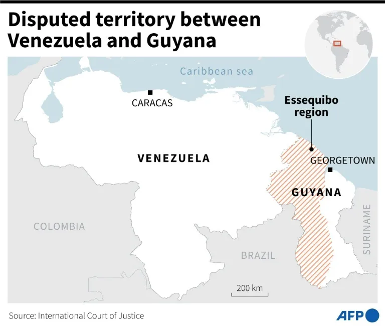 Essequibo Dispute: Guyana Seeks US Help To Improve Defense Capabilities Amid Venezuela Tension - Vimarsana News