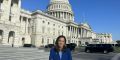 María Elvira Salzar in the United States Capitol.