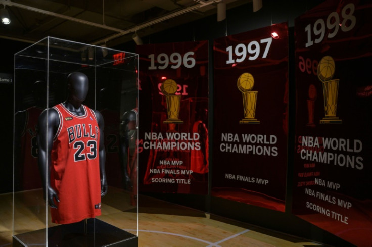 Michael Jordan's game-worn jersey