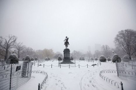 A snow storm in Boston