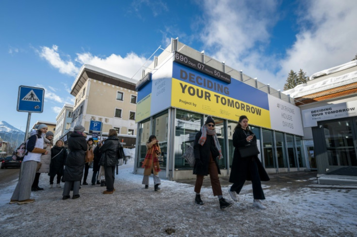 The "Ukraine House" is a mainstay of the Davos meeting 