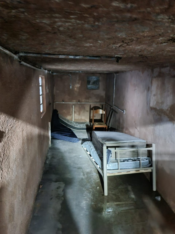 The place where rescued workers stayed in