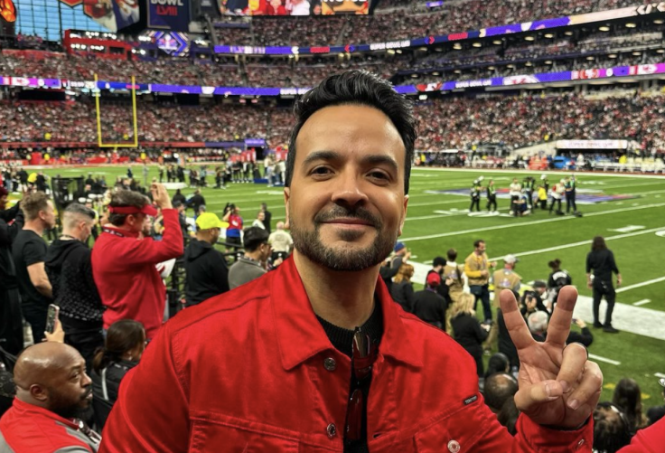 Luis Fonsi at the Super Bowl 2024