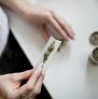 Rolling a Marijuana Joint