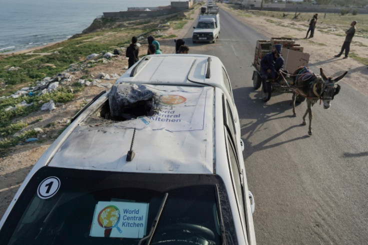 WCK vehicle in Gaza