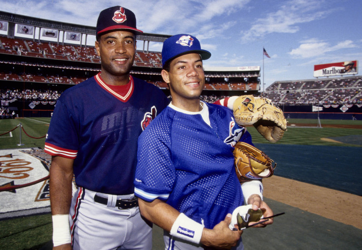 Roberto and Sandy Alomar