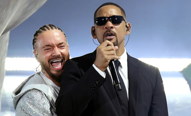 J Balvin and Will Smith in Coachella