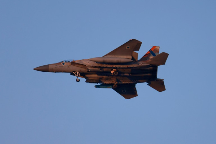 Israeli army F15 fighter jet