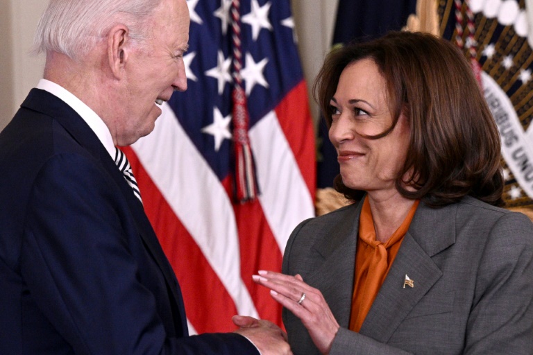 Hand In Hand Biden, Harris Hit Campaign Trail