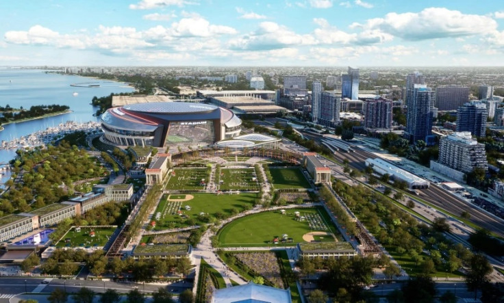 Render of New Chicago Bears Stadium