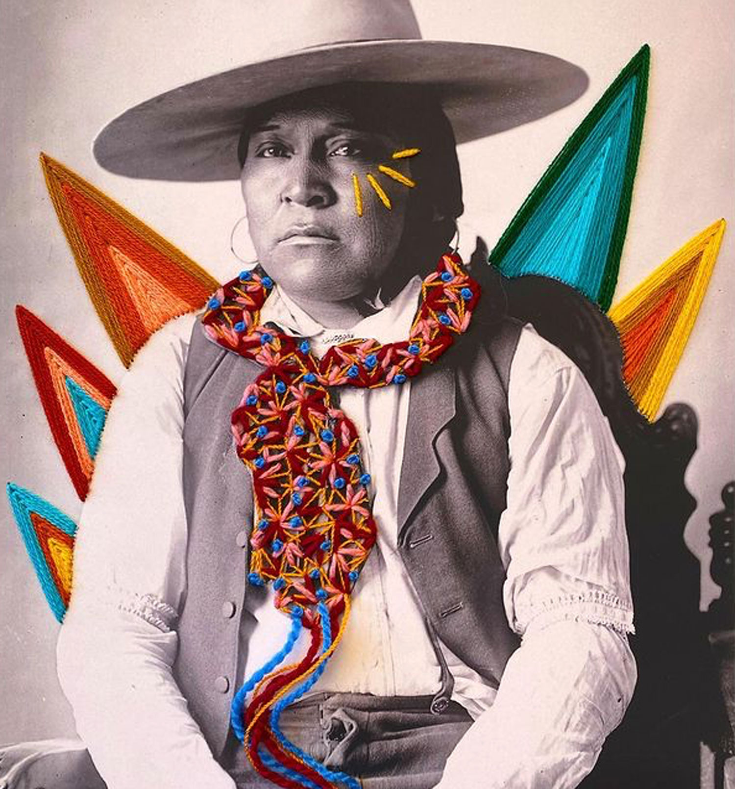 Portrait of Yaqui Woman by Victoria Villasana