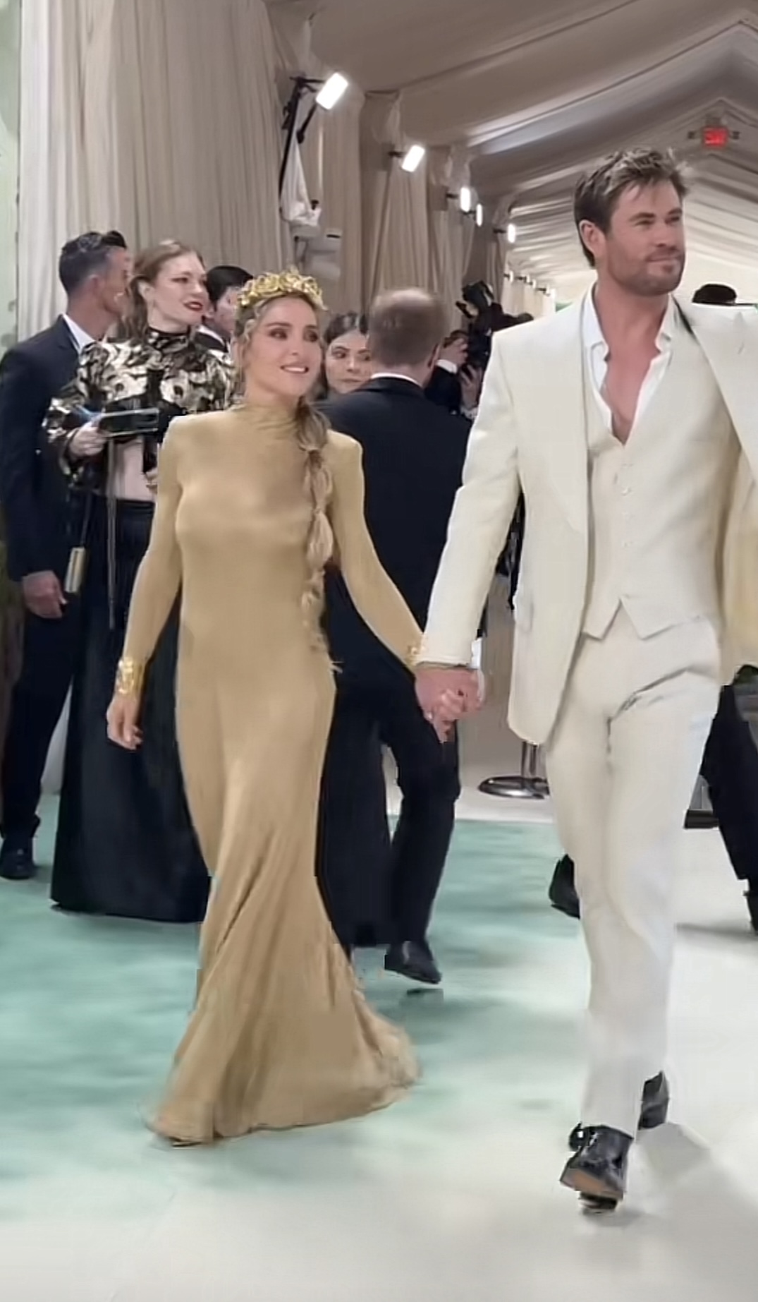 Chris Hemsworth and Elsa Pataky at the Met Gala