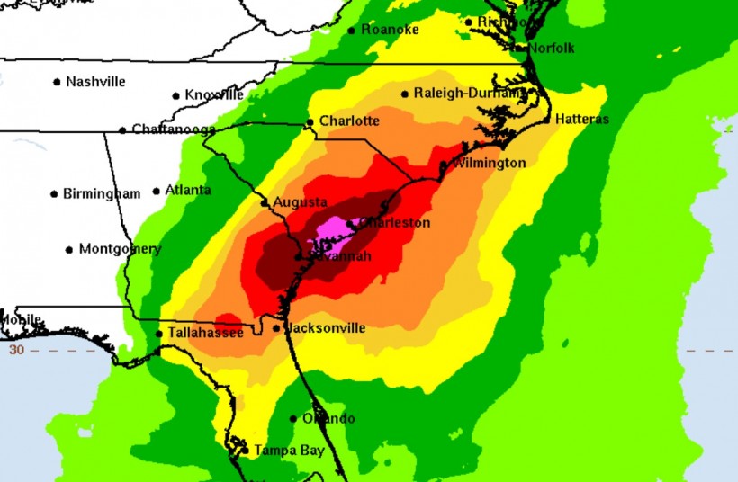 Hurricane Debby Surge Map Reveals Where Florida Will Be Battered The ...