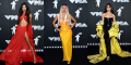 Karol G, Danna, Alejandra Espinoza Red Carpet VMAs