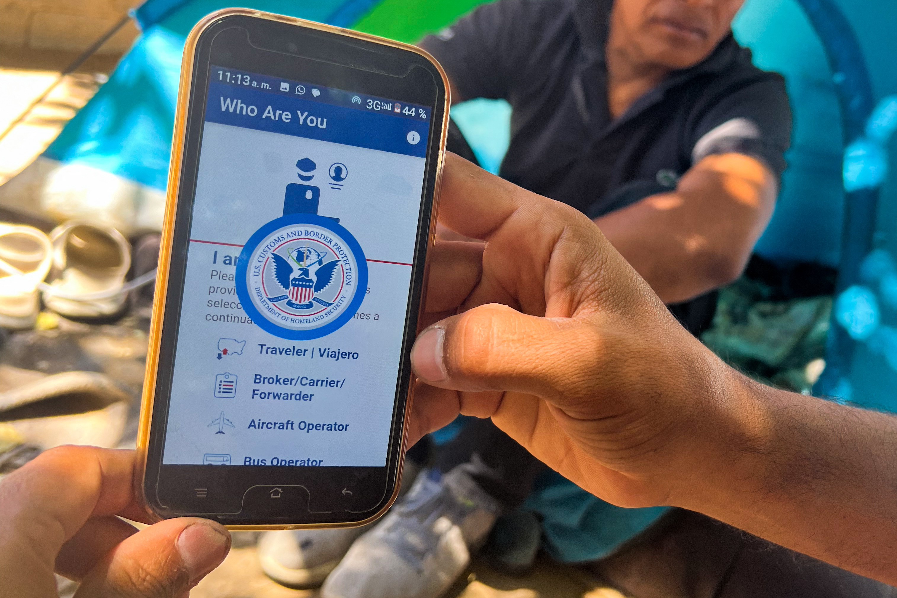 The Trump administration is using an app from which migrants requested asylum during the Biden administration to get their data and track them down fo