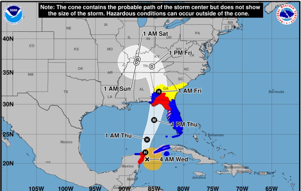 Hurricane Helene 2024 Nc Map Enid Odelia