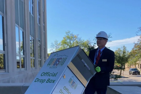 Mayor Doug Diny Removing Ballot Box