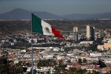 Panoramic view of the city of Tijuana, Mexico