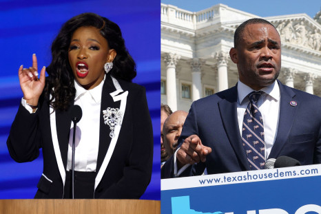 Texas Representatives Jasmine Crockett Marc Veasley