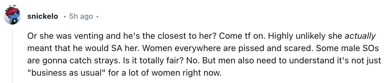 Man Complains Wife Treating Him Like Sexual Predator Since Trump 