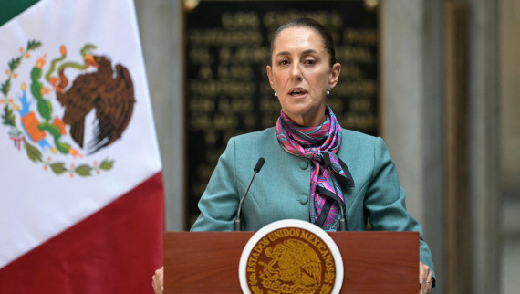 MEXICO-US-ECONOMY-CEO-DIALOGUE-SHEINBAUM
