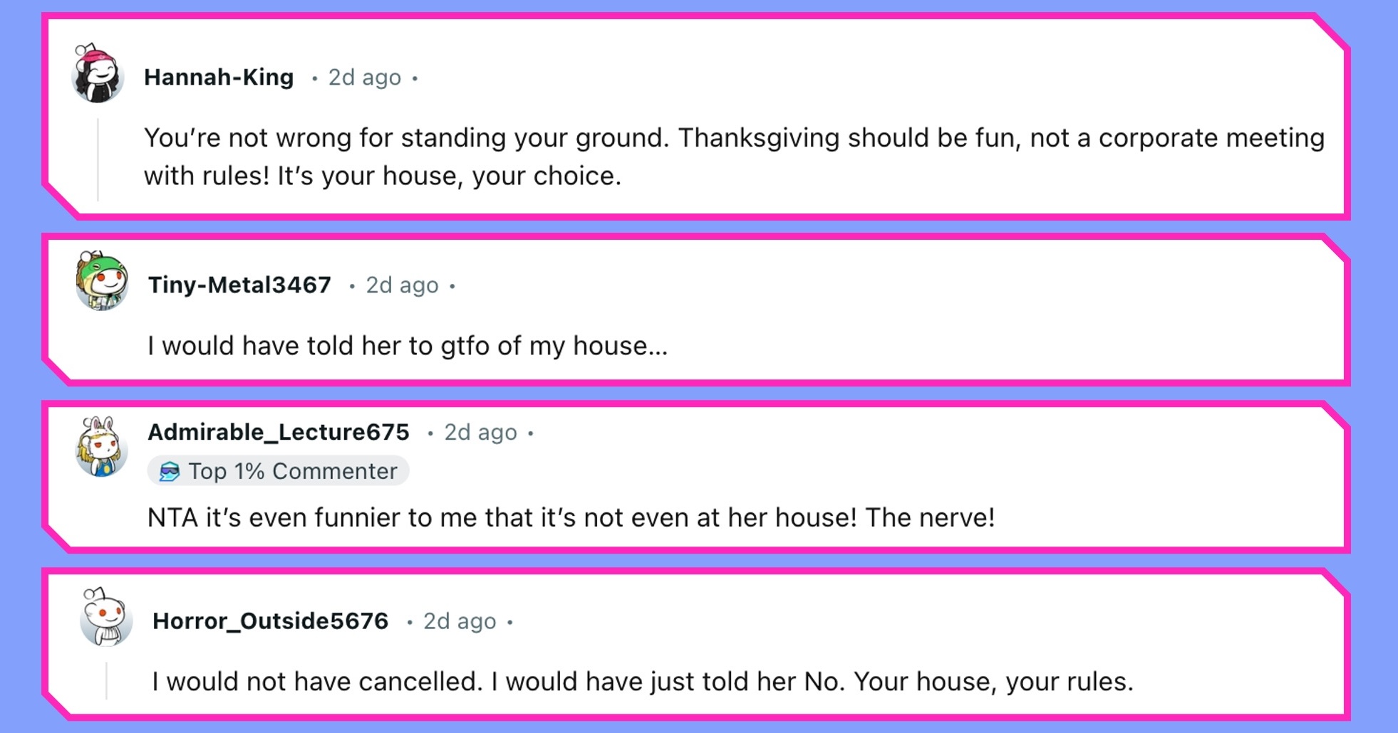 Woman Cancels Thanksgiving After Her Sister Demands Everyone Sign a 