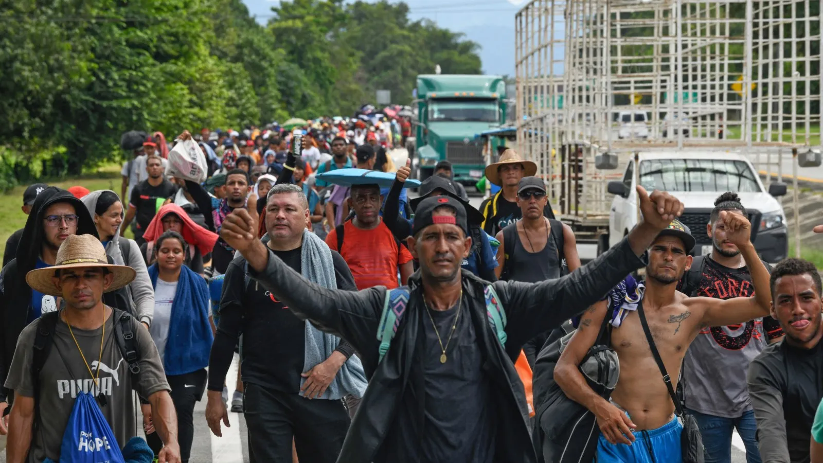 Some Migrants on Their Way to The Border Weigh Returning Home Fearing Getting Stuck In Mexico Due To Trump's Policies
