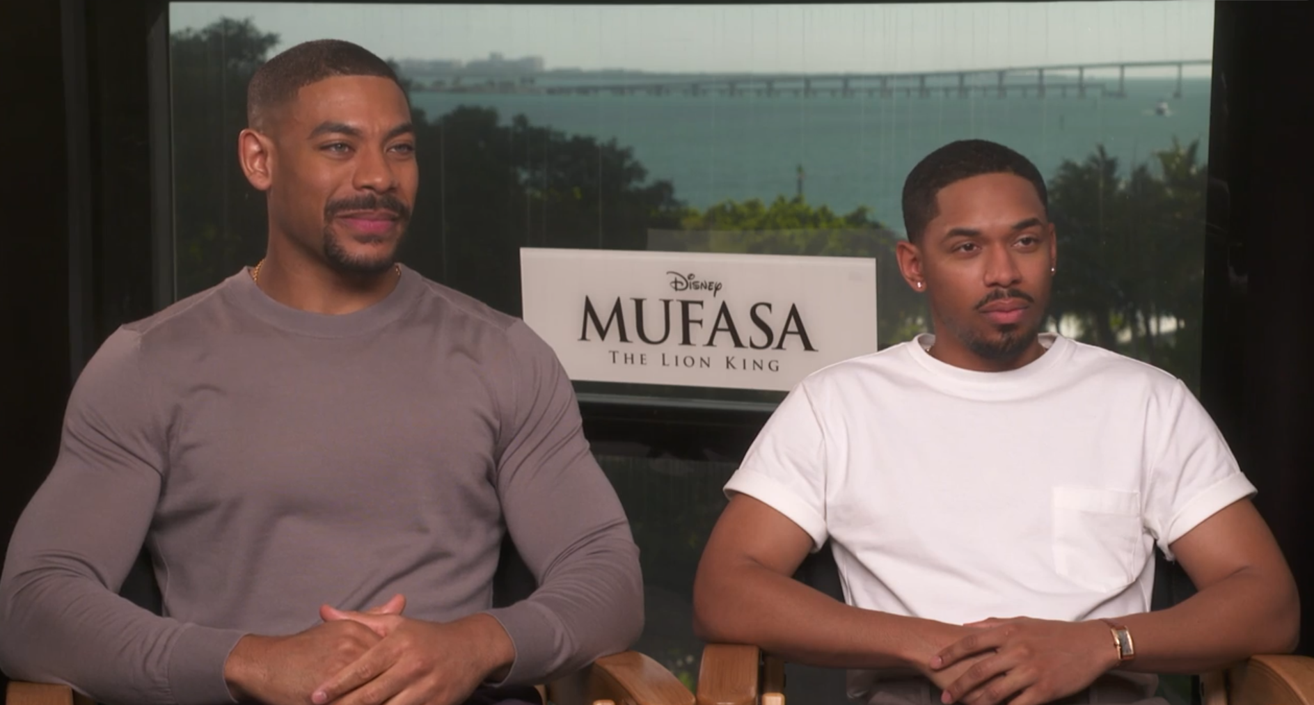 Aaron Pierre & Kelvin Harrison Jr. on the space they share with Mufasa ...