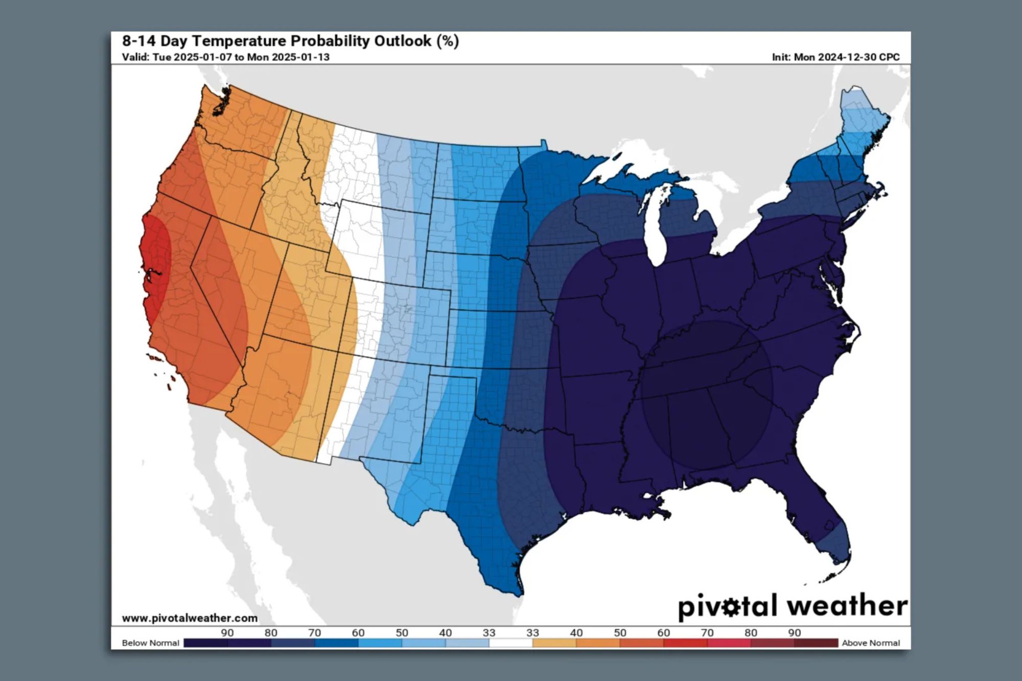 Weather Map Reveals Which US States The New Year Polar Vortex Will Hit