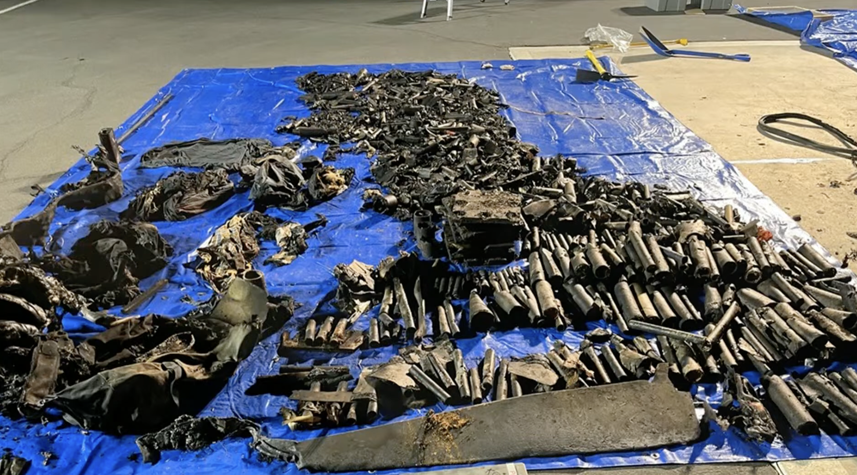 Torched Rifle, Burned ID and Melted Handgun Images Reveal Items 