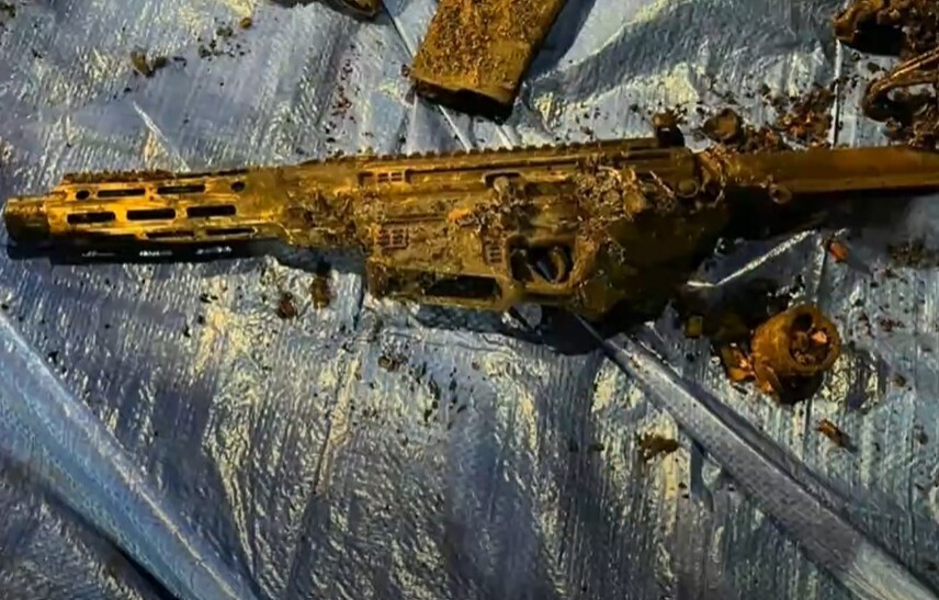 Torched Rifle, Burned ID and Melted Handgun Images Reveal Items 